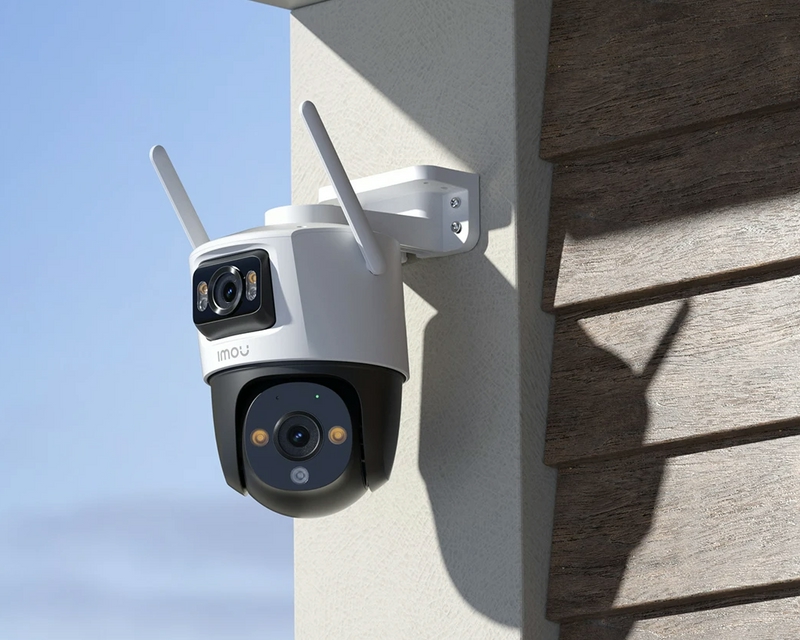 Dual Lens Outdoor PT Camera Home Security for sale online in USA for US $137 Free Shipping