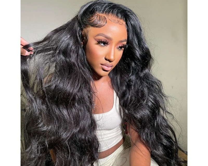 Human Hair Wigs HD Body Wave Lace Front For  Women for sale online in USA for US $57 Free Shipping