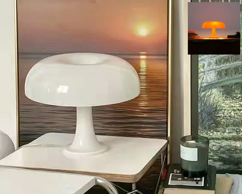 Italy Designer Led Mushroom Table Lamp for sale online in USA for US $21 Free Shipping