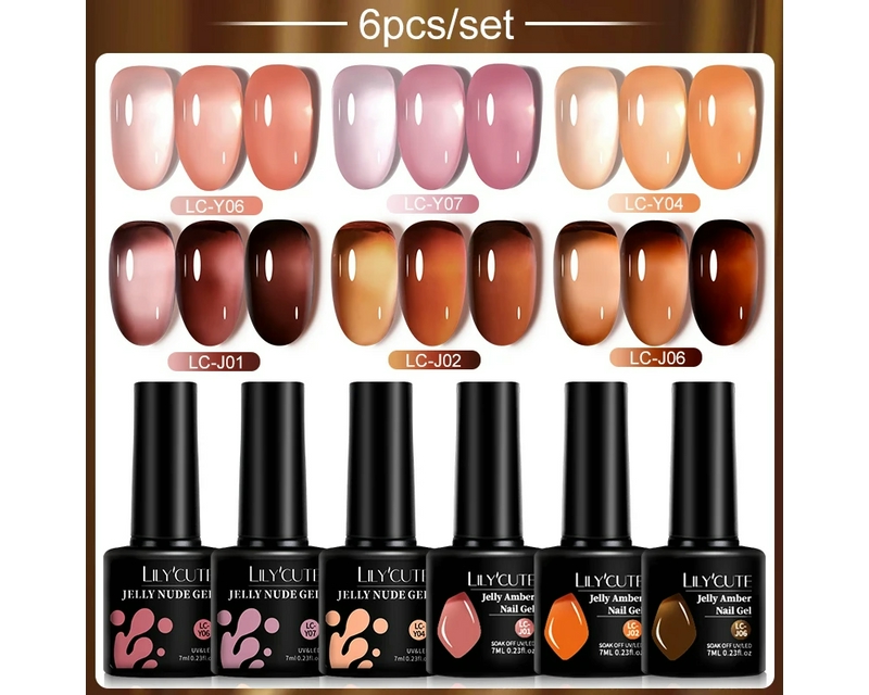 Lilycute Fall Gel Nail Polish Set for sale online in USA for US $4 Free Shipping