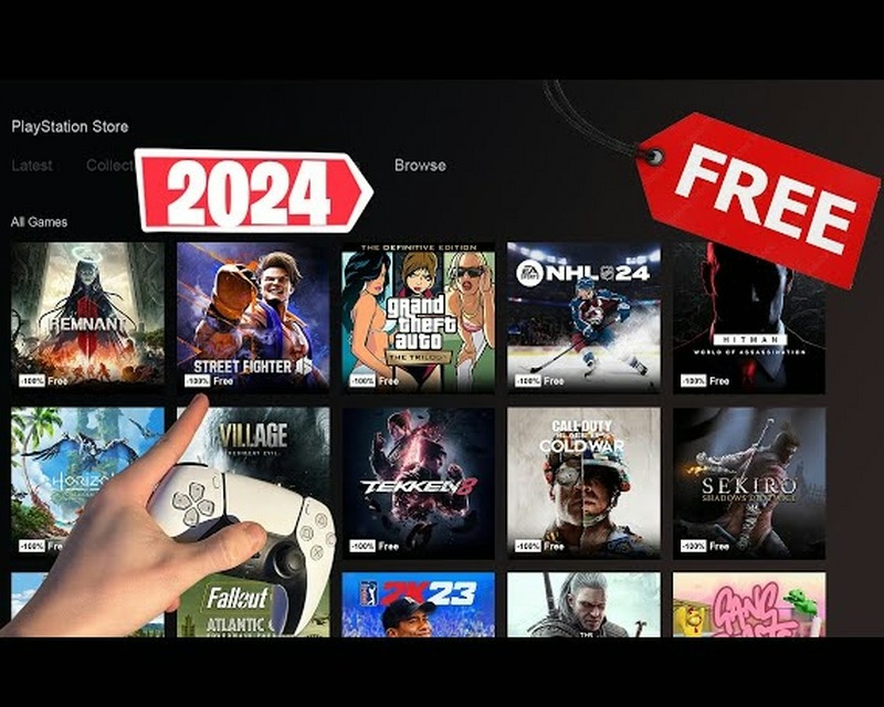 Free Games of 2024 on PSN