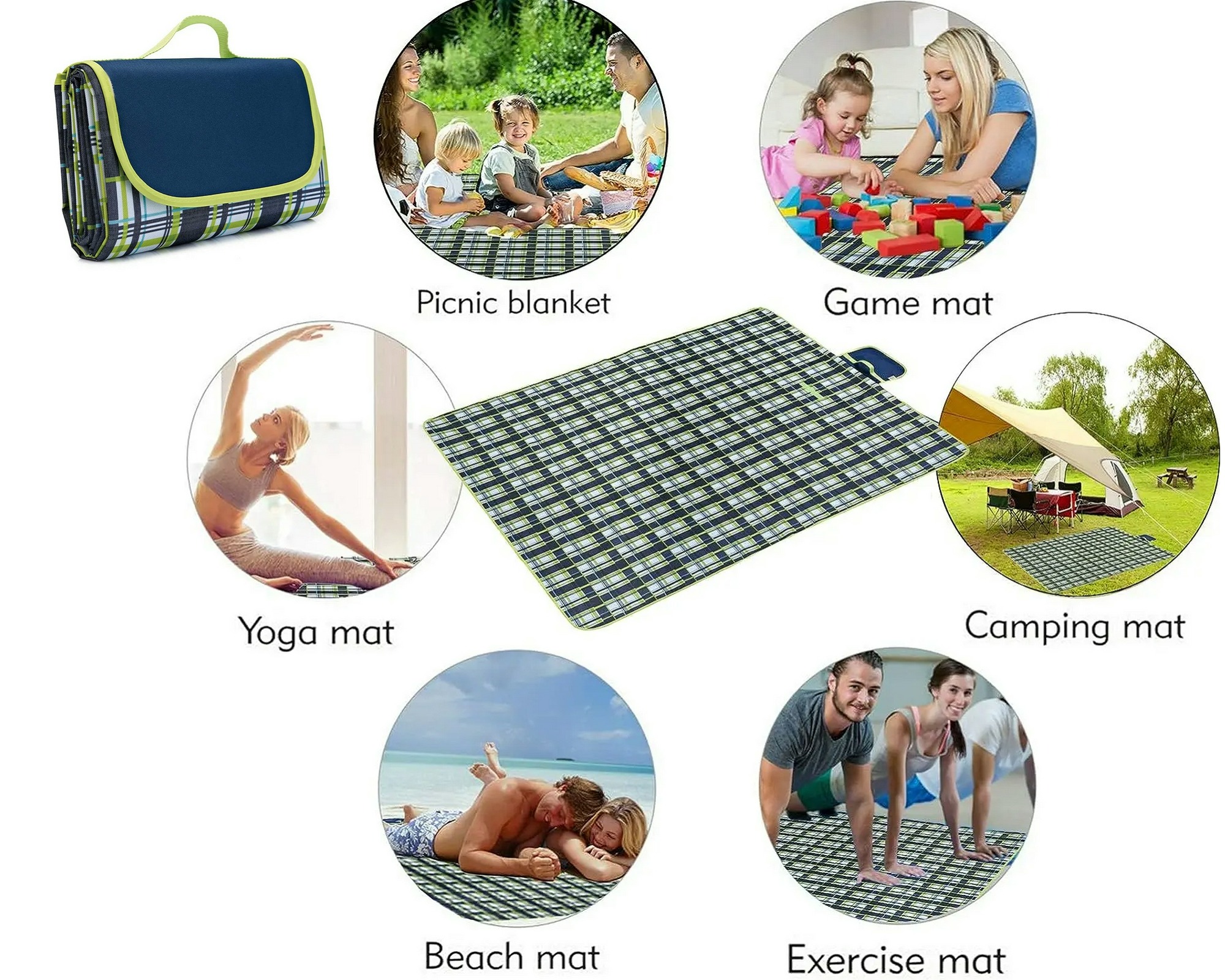 best sandproof beach blanket for sale online in USA for US $14 Free Shipping