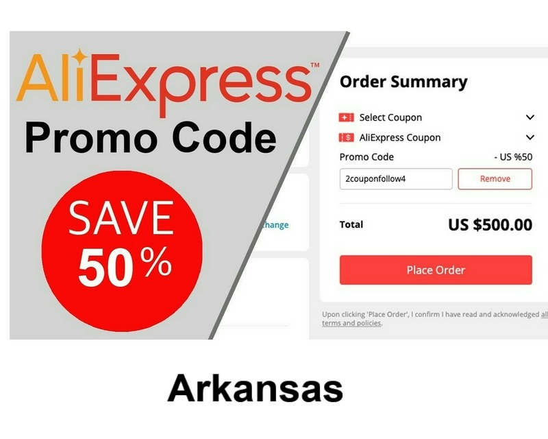 aliexpress promo codes Arkansas