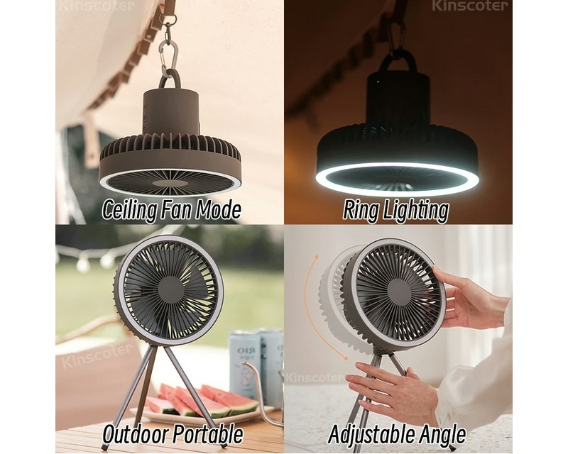 Electric Fan with Power Bank LED Lighting for sale online in USA for US $21 Free Shipping