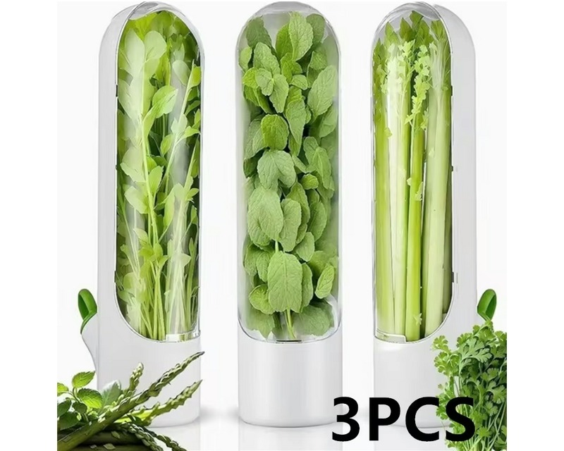 Refrigerator Herb Saver Storage Container for sale online in USA for US $5 Free Shipping