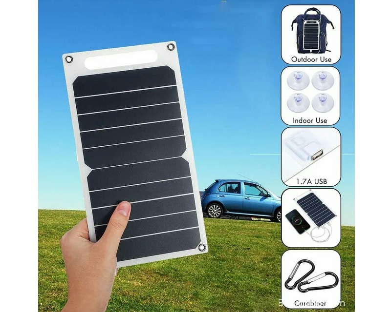 solar panel with usb port for sale online in USA for US $13 Free Shipping