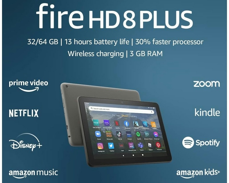 Amazon Fire HD 8 Plus tablet for sale online in USA for US $64 Free Shipping