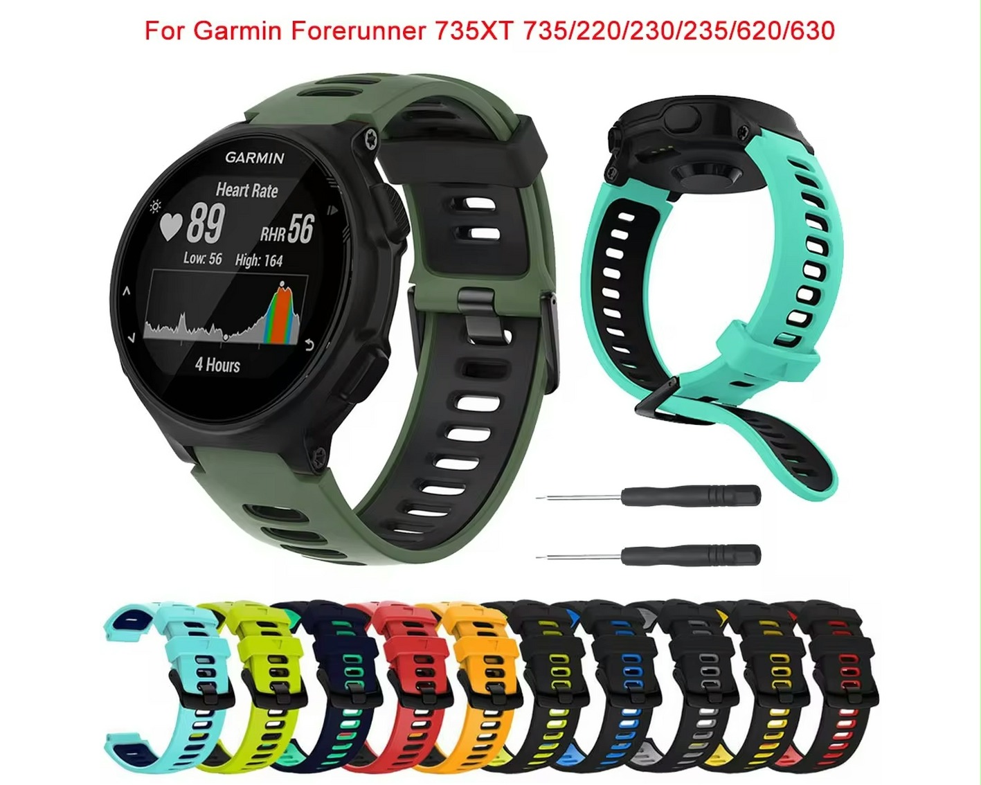 watch band for garmin forerunner 245 for sale online in USA for US $2 Free Shipping