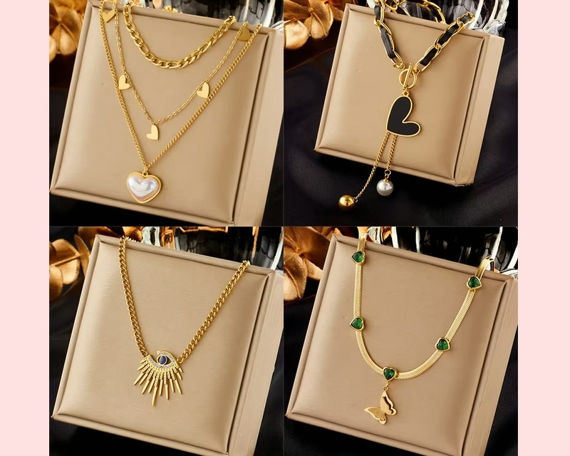 best pendant necklaces Stainless Steel for women for sale online in USA for US $1 Free Shipping