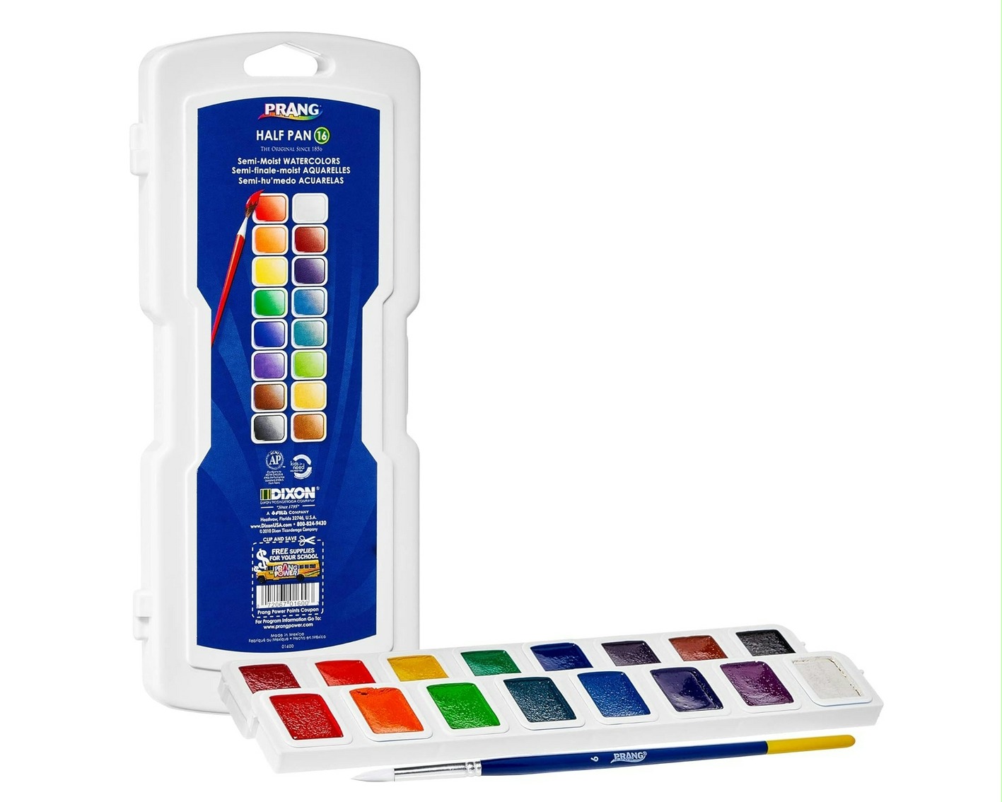 watercolor paint set for kids with Brush and Lid for sale online in USA for US $8 Free Shipping