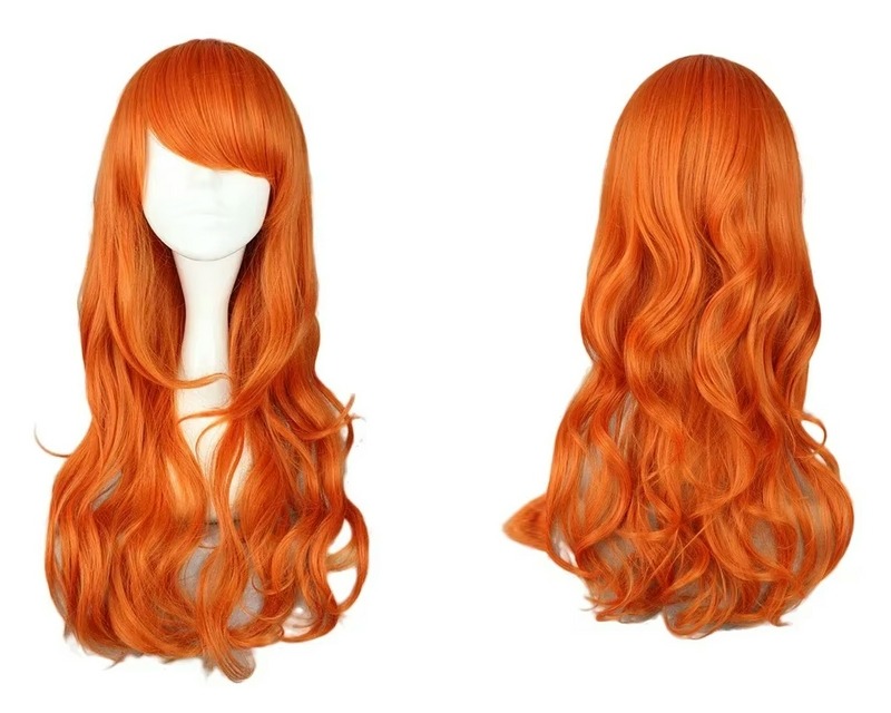 orange wig on sale online for US $8 Free Shipping at Home