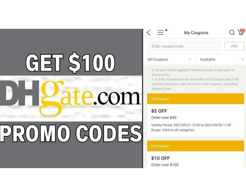 dhgate coupon code usa 2024