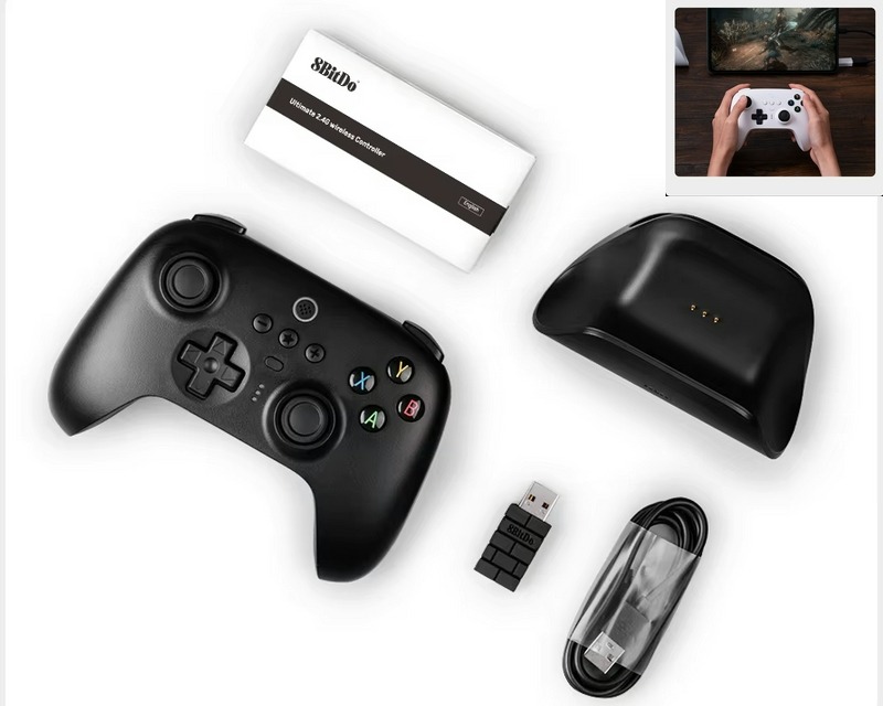 New Ultimate 2.4G Wireless Gaming Controller with Hall Effect Joysticks, Customizable Profiles, and Turbo Function for PC, Steam Deck, Android, iPhone & More - Only $34 with Free Shipping to Your Home