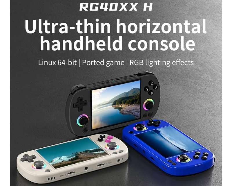 ANBERNIC RG40XX H Handheld Game Console – 4 IPS Screen 3200mAh Battery 5K+ Games – Only $53 with Free Shipping in the USA