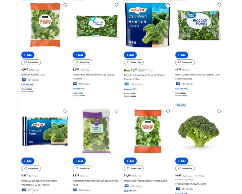 Broccoli Florets Recall for Sale Online at Walmart USA – Affordable Prices with Free Shipping to Your Door