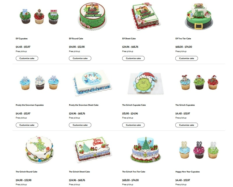 Custom cakes for sale online on Walmart USA at cheap prices with free shipping to your home