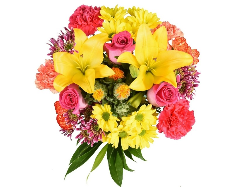 Fresh-Cut Extra Large Mixed Flower Bouquet - 17+ Stems, $14 with Free Shipping