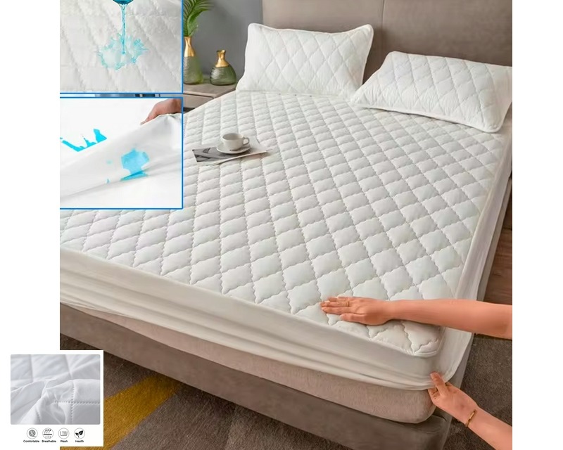 Waterproof Mattress Protector Cover - Fitted Bed Sheet, 14 Sizes, $14 with Free Shipping